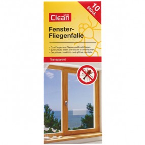 Fliegenfänger 10er Fensterfalle 8x20cm selbstkle.