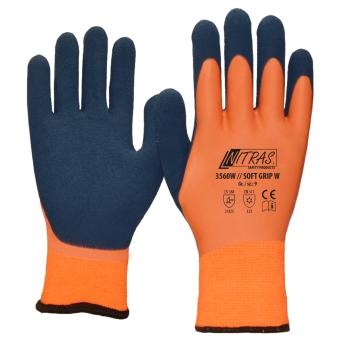 NITRAS SOFT GRIP W, Winterhandschuhe, Nylon, orange