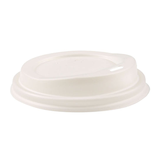 Bio Deckel mit Trinköffnung | CPLA  cm | 50 Stk.| 0,2L