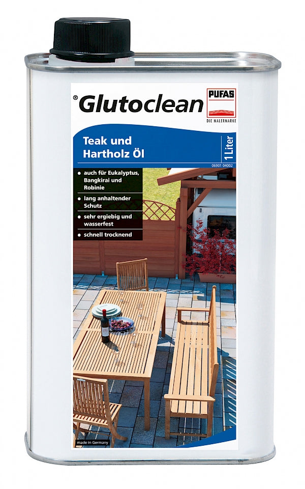 Teak und Hartholz Öl 1000ml Glutoclean
