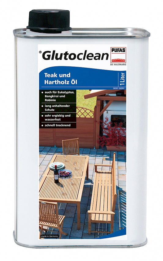 Teak und Hartholz Öl 1000ml Glutoclean