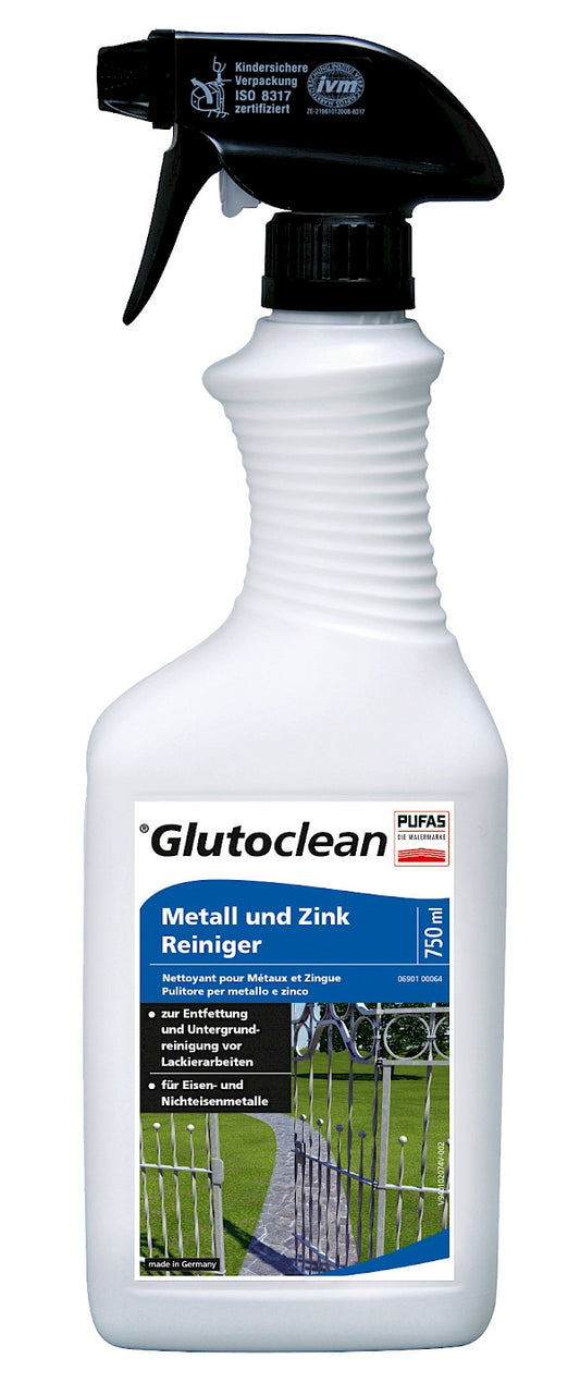 Metall und Zink Reiniger 750ml Glutoclean