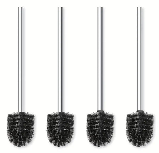 4 Set Toilettebürste + Stiel Edelstahl