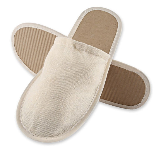 Bio Slipper, geschlossen | Leinen/Baumwolle/Papier Länge: 28,5cm | Breite: 11cm