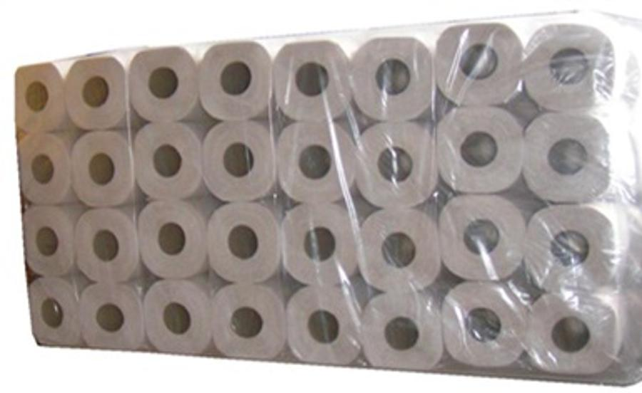 Toilettenpapier 2-lagig aus Recyclingpapier 250 Blatt 64 Rollen ÖKO (8x8Rollen)