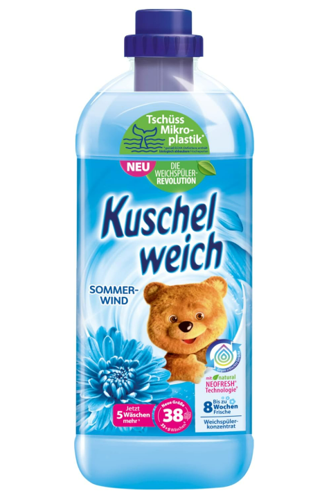 Kuschelweich Weichspüler 1l Sommerwind 38WL