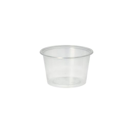 Dressingbecher, PP rund 100 ml Ø 7,1 cm · 4,3 cm transparent 50stk
