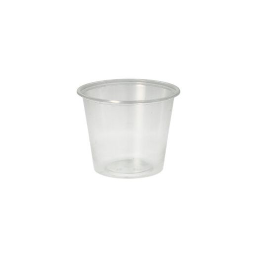 Dressingbecher, PP rund 125 ml Ø 7,1 cm · 5,7 cm transparent 50stk