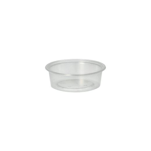 Dressingbecher, PP rund 50 ml Ø 7,1 cm · 2,4 cm transparent 50stk.