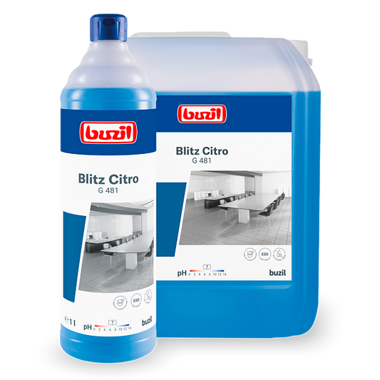 Buzil Blitz Citro G 481  Neutraler Alkohol-Universalreiniger, duftintensiv