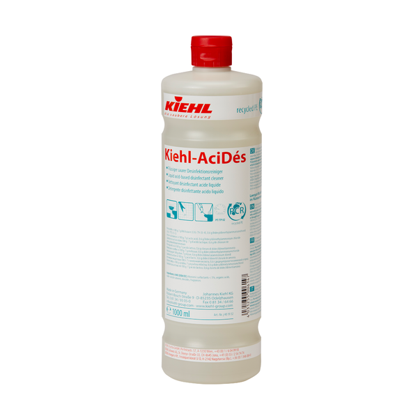 Kiehl-AciDés Flüssiger saurer Desinfektionsreiniger Gebrauchsfertiger reinigungsaktiver Sanitärunterhaltsreiniger 1000ml