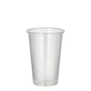 Plastikbecher (PP), 0,2 l Ø 7,03 cm · 9,9 cm transparent 100Stk