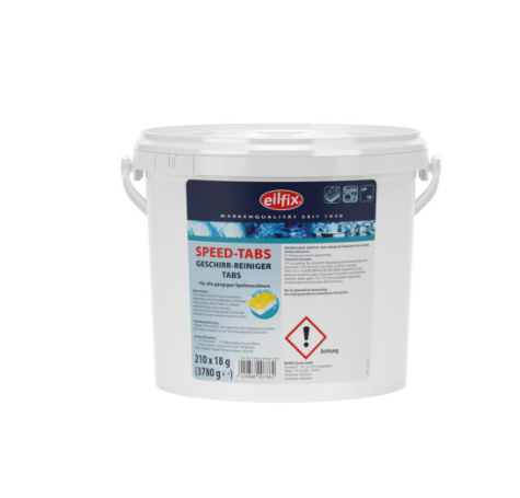 SPEED TABS Kraftvolle Reiniger-Tabs für Gewerbespülmaschinen 210Stk
