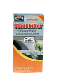 Staubkiller mit Handgriff  inkl. 2 Tüchern