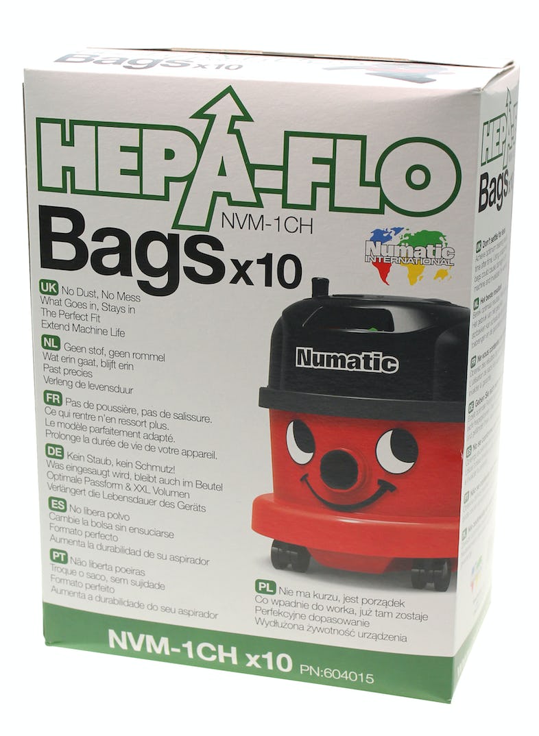 Numatic 604015 10x Staubsaugerbeutel für Henry Bodenstaubsauger