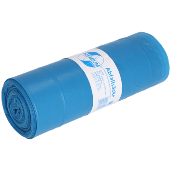 PREMIUM MÜLLSÄCKE, LDPE, 120 L, BLAU 25Stk
