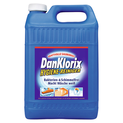 Dan Klorix Chlorreiniger Regulär flüssig Original/Grüne Frische - 5 l Kanister