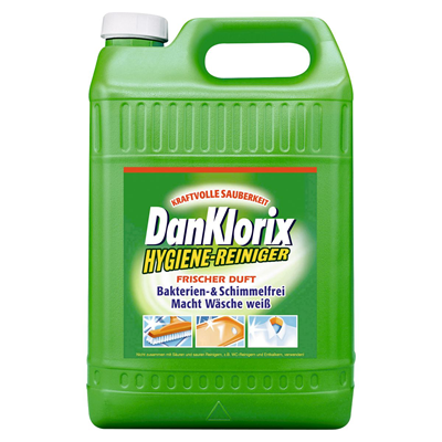 Dan Klorix Chlorreiniger Regulär flüssig Original/Grüne Frische - 5 l Kanister