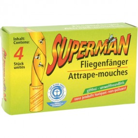 Fliegenfänger 4er ohne giftige Wirkstoffe
