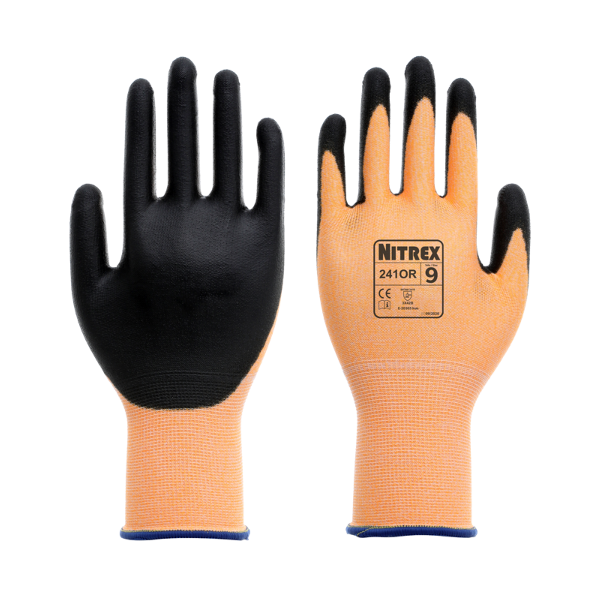 Nitrex 241OR SCHUTZHANDSCHUH Arbeitshandschuhe Arbeitsbekleidung 1 PAAR