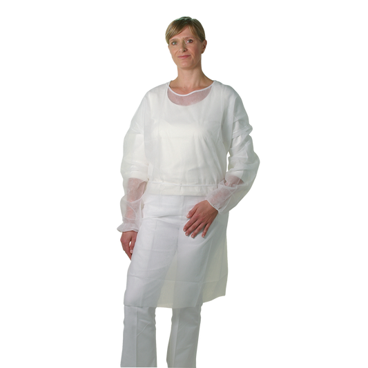 UNIGLOVES PP-BESUCHERMANTEL ZUM BINDEN 100stk