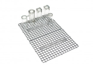 DELFIN® Gläser-Abtropfmatte  grau 40x30cm Mat L