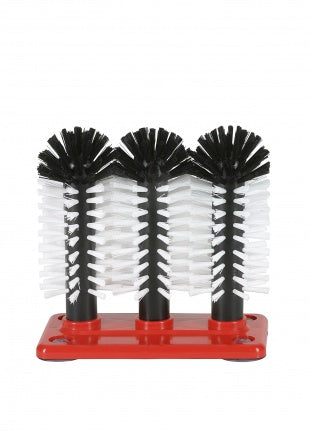 Gläserspülbürste 1-2-3  mit Kunststoffbodenplatte