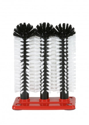 Gläserspülbürste 1-2-3  mit Kunststoffbodenplatte