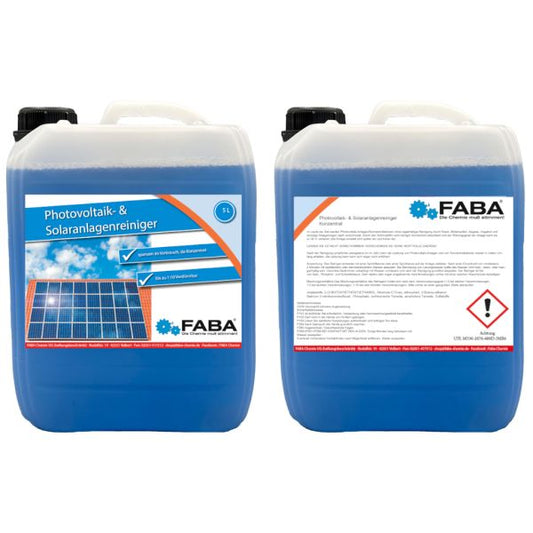 Solaranlagenreiniger | Photovoltaik | FABA  5L