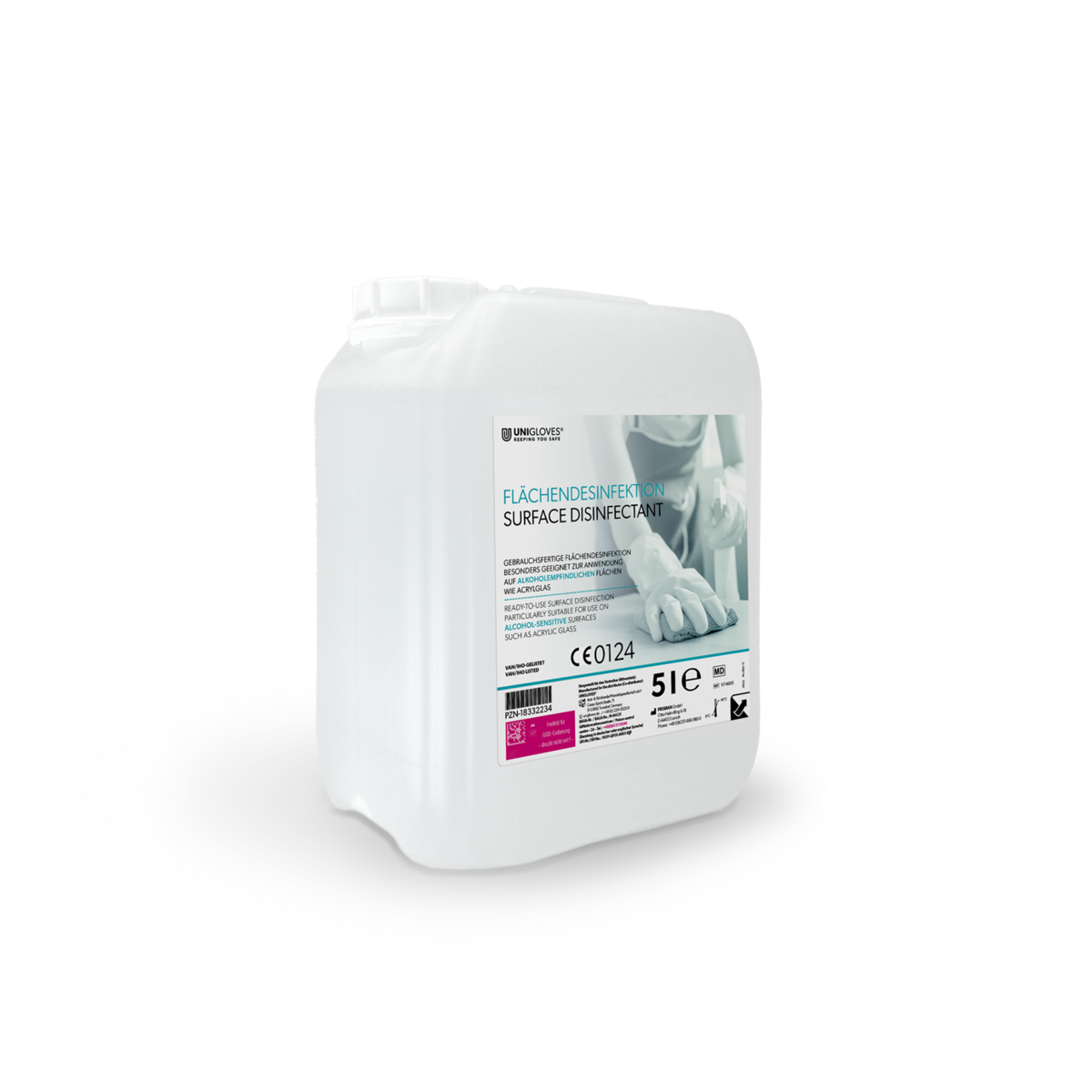 unigloves Flächendesinfektion, ALKOHOLFREI 5000ml