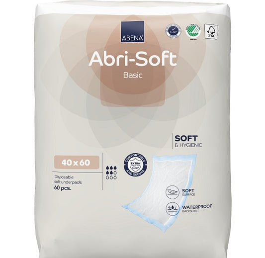 Abri Soft Basic, Krankenunterlage 40x60cm, 60Stück
