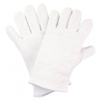 NITRAS Baumwoll-Trikot-Handschuhe, weiß 5314