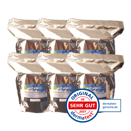 Cleanpaper Wet Wipes Desinfektionstücher (feucht) - 750 Blatt- Zellstoff