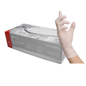NITRAS WHITE WAVE, Nitril-Einmalhandschuhe, weiß 8310