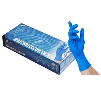 NITRAS TOUGH GRIP N 300, Nitril-Einmalhandschuhe, blau 8340