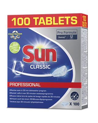 Sun Professional Classic Tablets 100Stk.  Spülmaschinen Taps Geschirrspültabs