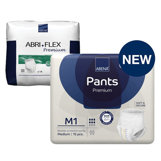 Abena Pants Premium Windelhosen Gr. M1,M2, M3 - 15 Stück