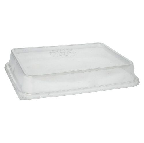 Deckel für Menüschalen (Mehrweg), 23,4 x 18,7 cm transparent Papstar 20 stk.