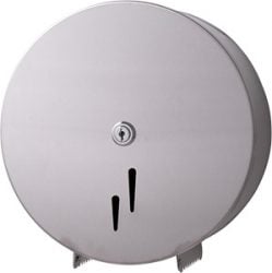 Toilettenpapierspender Spender Mini JM MINI  Edelstahl  mit Schlüssel Silber