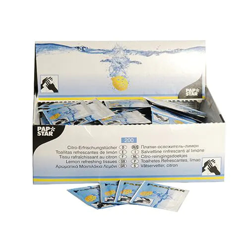 Erfrischungstücher 14 x 14 cm "Citro" 200Stk bis 1000stk