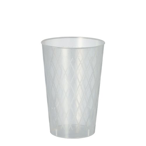 Gläser für Apfelwein (Mehrweg) 0,25 l Ø 7 cm · 10,5 cm transluzent unzerbrechlich Papstar 40 stk.