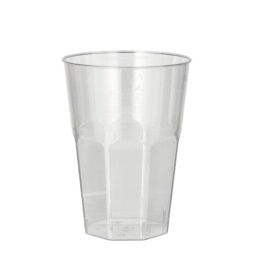 Becher für Latte Macchiato, PS 0,3 l Ø 8 cm · 11 cm glasklar Papstar 30 stk.