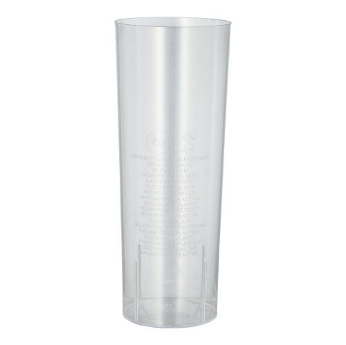 Longdrinkbecher PS 0,3 l Ø 5,85 cm · 15,2 cm glasklar Papstar 10 stk.