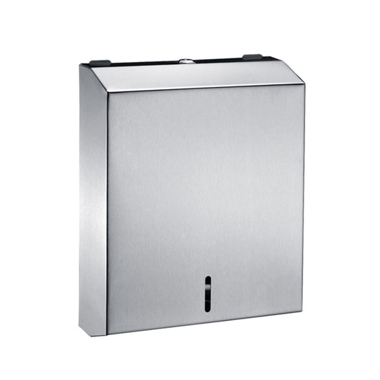 Edelstahl Papierspender Papierhandtuchspender MAXI Handtuchspender m. Schlüssel