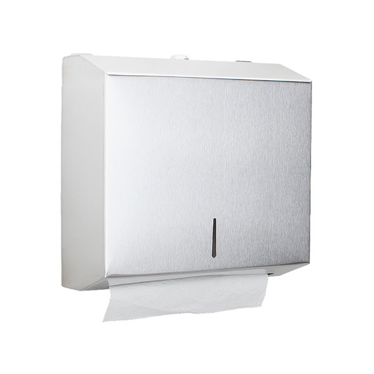 Edelstahl Papierspender Papierhandtuchspender Wand Handtuchspender m. Schlüssel