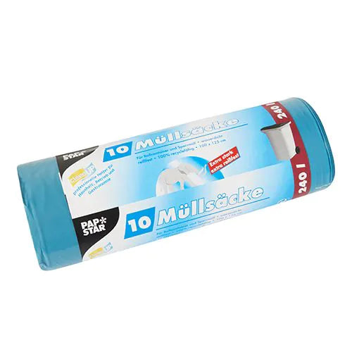 Müllsäcke, 240 l, blau, H 125 x B 100 cm 10stk
