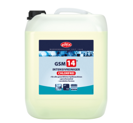 GSM 14® OC Intensiv-Reiniger flüssig –chlorfrei– für Geschirrspülmaschinen 14kg