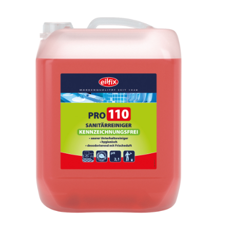 PRO 110 SANITÄRREINIGER green Kennzeichnungsfreier Sanitär-Unterhaltsreiniger Becker Chemie