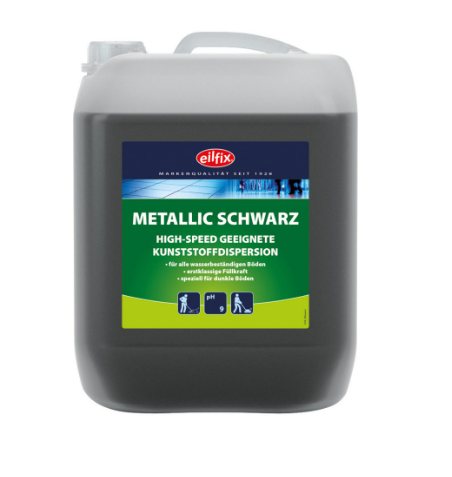 METALLIC SCHWARZ High-Speed geeignete Kunststoffdispersion 10 L