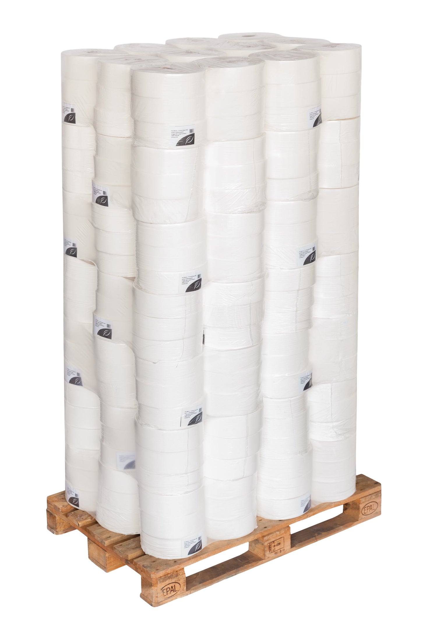 12 Rollen Mini Jumbo Toilettenpapier 2-lg. hochweiß 145m Topa WC Papier